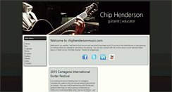 Desktop Screenshot of chiphendersonmusic.com